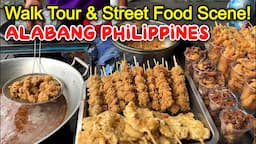 ALABANG Philippines WALK TOUR & FILIPINO STREET FOOD SCENE 2022! Lively Afternoon in Alabang Manila