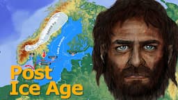 What glaciers left behind in the post-ice age in Scandinavia