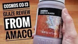 Glaze review Cosmos co- 13 Mars Crystal glaze from AMACO