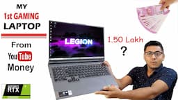 The Best Gaming Laptop - Lenovo Legion 5 Pro From My 1Month Youtube Money 🤑 | Hindi  Review !