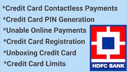 HDFC Bank Credit Card Activate Process