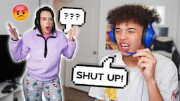 Telling My Girlfriend To SHUT UP To See Her Reaction.. *NEVER AGAIN*