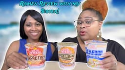 SEAFOOD, BREAKFAST & EVERYTHING BAGEL RAMEN REVIEW WITH MY SISTER!