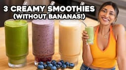 3 Healthy Breakfast Smoothies | High Protein | Low Carb I Weight Loss