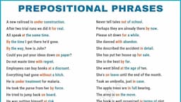 60 Easy Examples of Prepositional Phrases in English   Prepositional Phrase in English Grammar