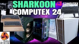 Computex 2024: SHARKOON - Wooden Keyboards, Cases, Coolers - more