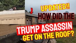 Updated Drone Analysis: Rooftop Access Butler's Trump Assassination Attempt How Did He Get on Roof?