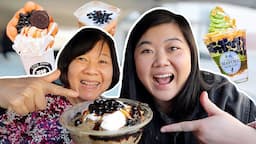 TRYING EVERY BOBA DESSERT in SAN FRANCISCO! ft. Mom