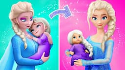 Elsa and Anna with Their Babies / 32 Frozen DIYs