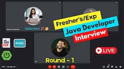 Java Developer Interview With 0-3 Years Of Experience | Genie Ashwani