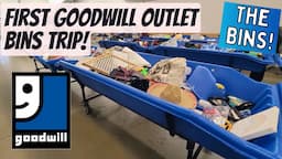 FIRST GOODWILL OUTLET (THE BINS) TRIP! | Kirby Rose