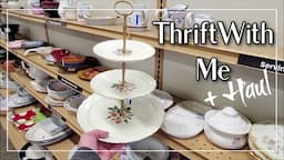 Thrift With Me + Haul ||Thrift Store Shopping, Haul & Styled Finds ||Thrifting Vintage Home Decor