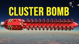 Cluster Bomb ARE DEADLY !!!  Testing - Space Engineers