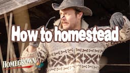 How to homestead | Homesteading in Canada | Homegrown Year in Review (Part1)