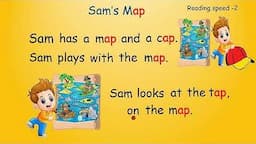 Early Reading Skills with "Sam's Map" - A CVC Story Adventure | Develop early reading | Sam's Map