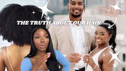 Simone Biles' Curly Edges Spark Controversy: Truth About Black Hair Unveiled on TikTok | April Sunny