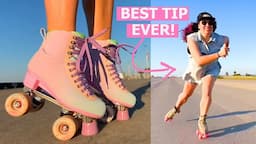 WORLD'S BEST TIP FOR OUTDOOR ROLLER SKATING!