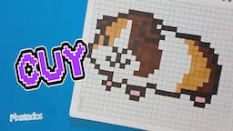 COMO DIBUJAR UN CUY PIXEL ART - PIXELADOS