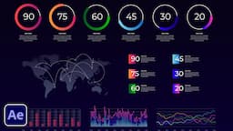 3 Simple Infographics Techniques in After Effects | Motion Graphics Tutorial