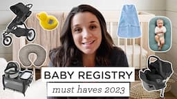 BABY REGISTRY MUST HAVES ⭐️ as a new mom