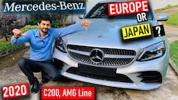 2020, Mercedes-Benz C200, AMG Line, C Class, (Sinhala) Detailed Review Frm MRJ, compare with Japan