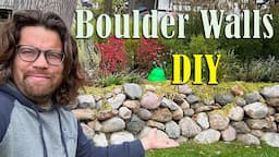 How to Install a DIY Boulder Retaining Wall - A Step-by-Step Guide for Beginners