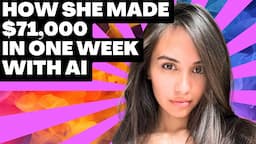 Her AI Avatar Made Her $71,000 In A WEEK? (Million Dollar AI Business Ideas)