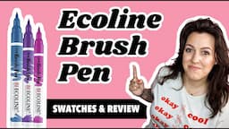 Ecoline Brush Pens Swatch & Review