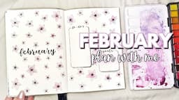 plan with me | february setup 2024 🌸🌷