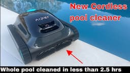 Aiper Scuba S1 Cordless robotic pool cleaner review and testing