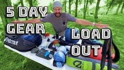 Lightweight Gear Load Out for Shoulder Season - 5 Days Backpacking Glacier National Park!