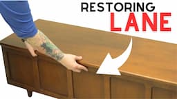 STUNNING vintage cedar chest restoration & refinishing tips