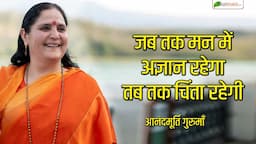 जब तक मन में अज्ञान रहेगा तब तक चिंता रहेगी ! Motivational Thoughts ! Anandmurti Gurumaa