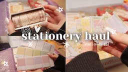 stationery haul ft. stationery pal 🌸🛒 + giveaway closed