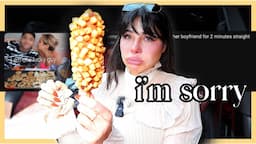 Eating Korean Corn Dogs & Finally addressing Veronica Wang being mean to her boyfriend (EMOTIONAL)