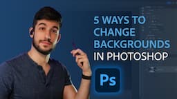 How to Change Backgrounds in Photoshop | Photoshop in 5 | Adobe Photoshop