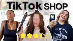 buying & trying the products tiktok shop is shoving down my throat