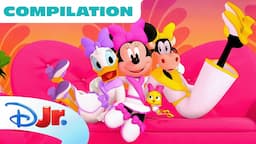 Minnie's Bow-Toons Compilation | Minnie Mouse & Clarabelle Best Friend Moments 🎀 | @disneyjunior