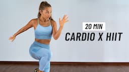 20 Min Cardio HIIT Workout To Burn Calories - Full Body Workout At Home (No Equipment, No Repeat)