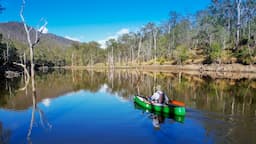 RELAXING CANOE CAMPING ADVENTURE