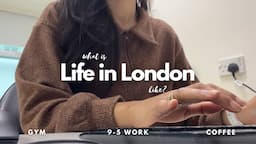 9-5 Work Week In My Life • What Life In London Looks Like • Cooking, Gym, Cleaning 🇬🇧