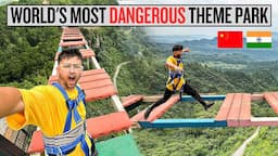 SURVIVING INSIDE WORLD'S MOST DANGEROUS THEME PARK IN CHINA (NOT SAFE)