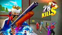 FREEFIRE 🔥" 28 Kills " 🤯 Solo vs Squad Mp40 + M249-X 🎯 28 Kills Total - Garena free fire #freefire