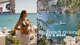 a week in the french riviera | beach days in the south of france