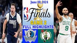 Dallas Mavericks vs Boston Celtics NBA Finals Game 2 FULL Highlights 06/07/24 | 2024 NBA Finals