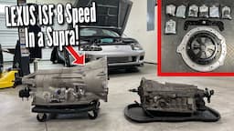 8 Speed ISF AA80E Trans Swapped into MK4 Supra Using DomiWorks Adapter  (How To Install Part.1)