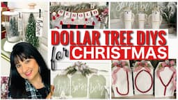 😇 HIGH END CHRISTMAS DOLLAR TREE DIYS | FARMHOUSE HOME DECOR