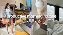 6am *productive* winter morning routine | getting back on track & being disciplined