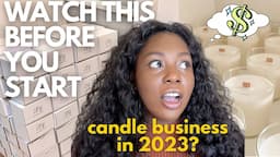 What I wish I knew before starting a Candle Business in 2023🕯