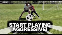 Soccer Drills For Kids TO BECOME MORE AGGRESSIVE | Aggression Soccer Training Principles